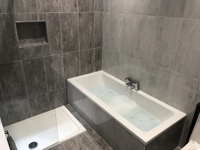 Bathroom Installation work by Precision Joinery and Tiling in Blackpool