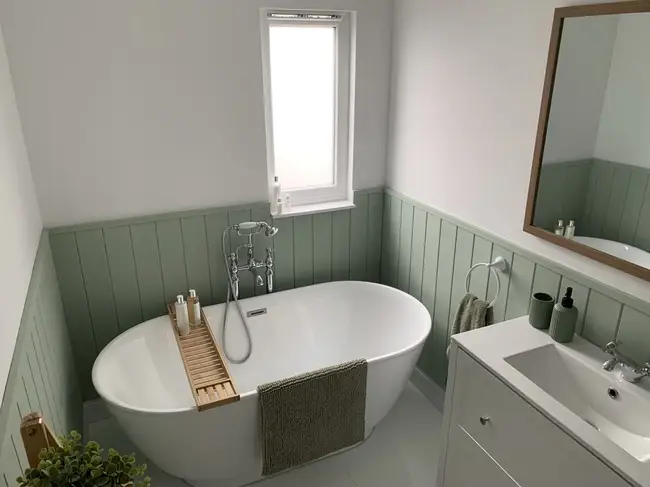 Bathroom Installation work by Precision Joinery and Tiling in Blackpool