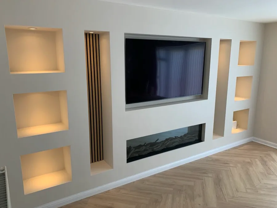 Bespoke Joinery and Media Walls by Precision Joinery & Tiling in Blackpool
