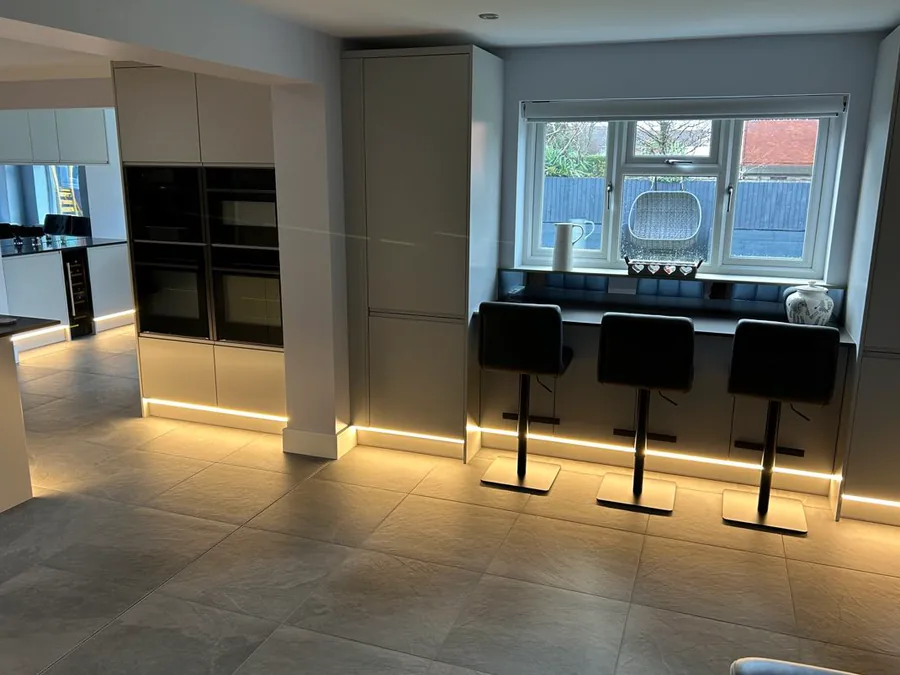 Kitchen Fitting by Precision Joinery & Tiling in Blackpool