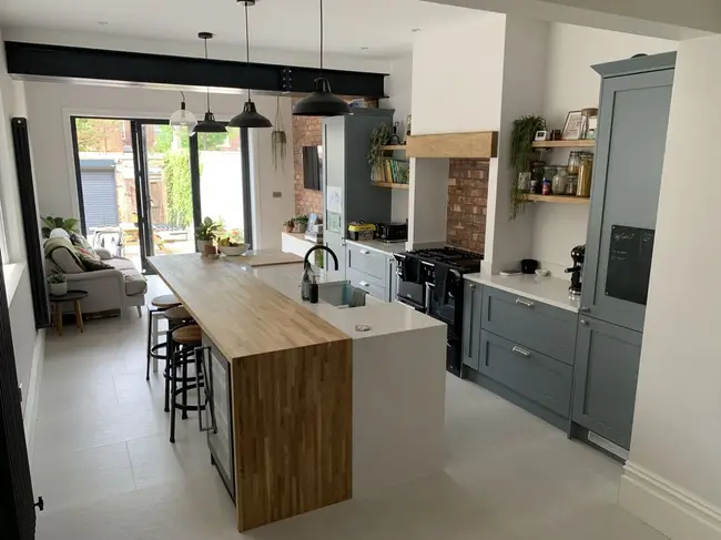 Kitchen Fitting work by Precision Joinery and Tiling in Blackpool