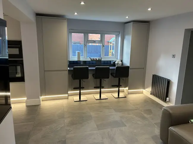 Wall and Floor Tiling work by Precision Joinery and Tiling in Blackpool